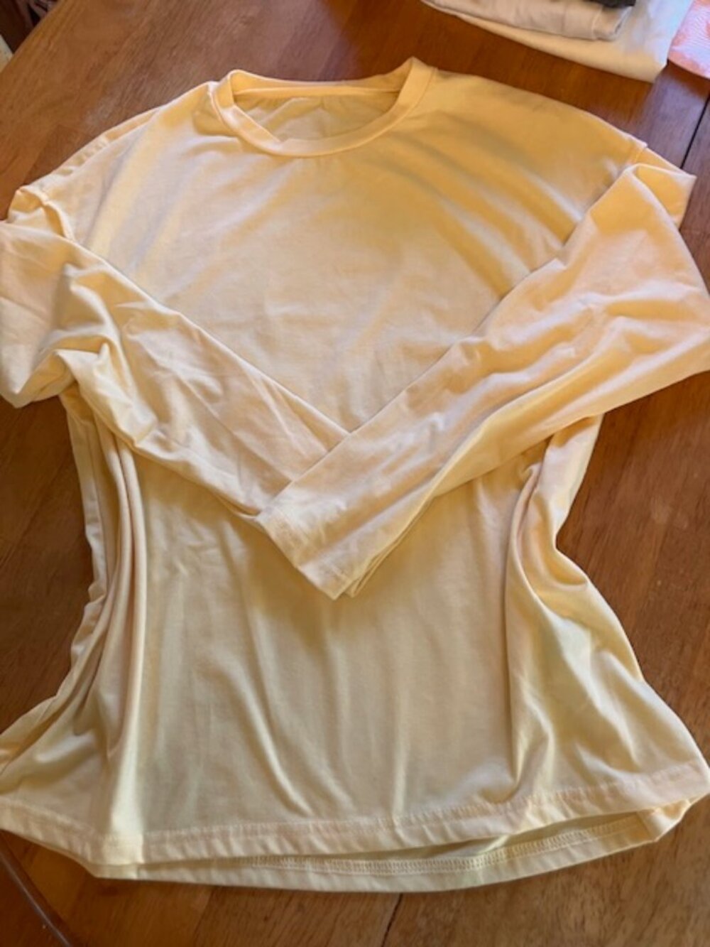 Yellow Long Sleeved Tshirt